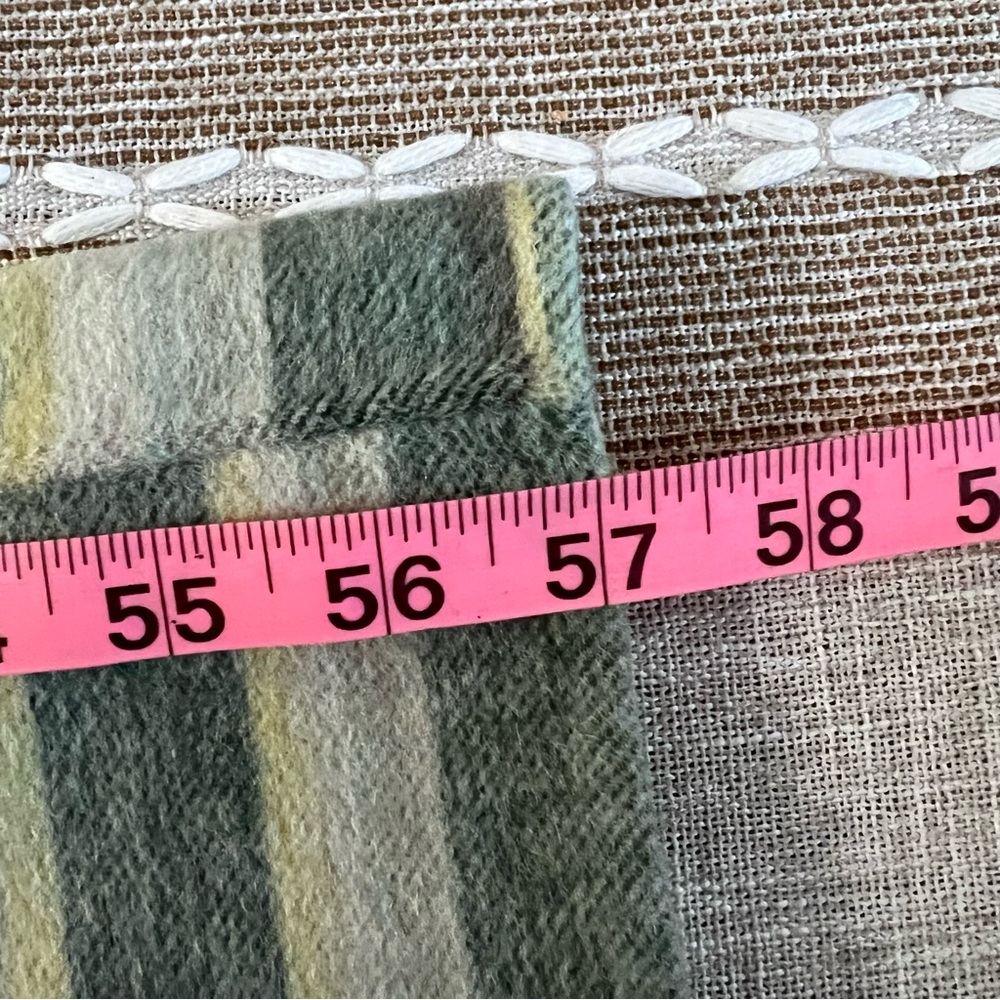 Jonathan Simkhai Striped Poncho in Green and Cream - Picture 13 of 13